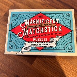 NWT Magnificent Matchstick Challenges & Lateral Thinking Puzzles Game